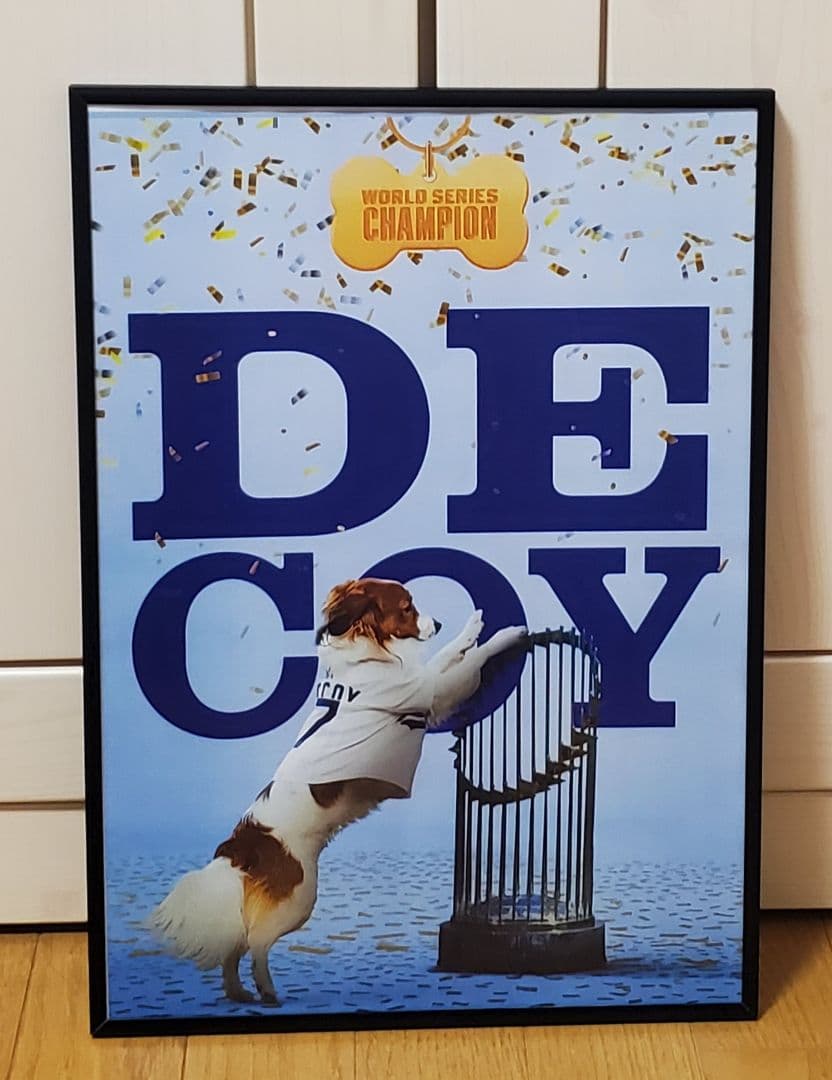 ベニー ドジャース大谷翔平 MLB！A3ポスターフレーム付き①セット