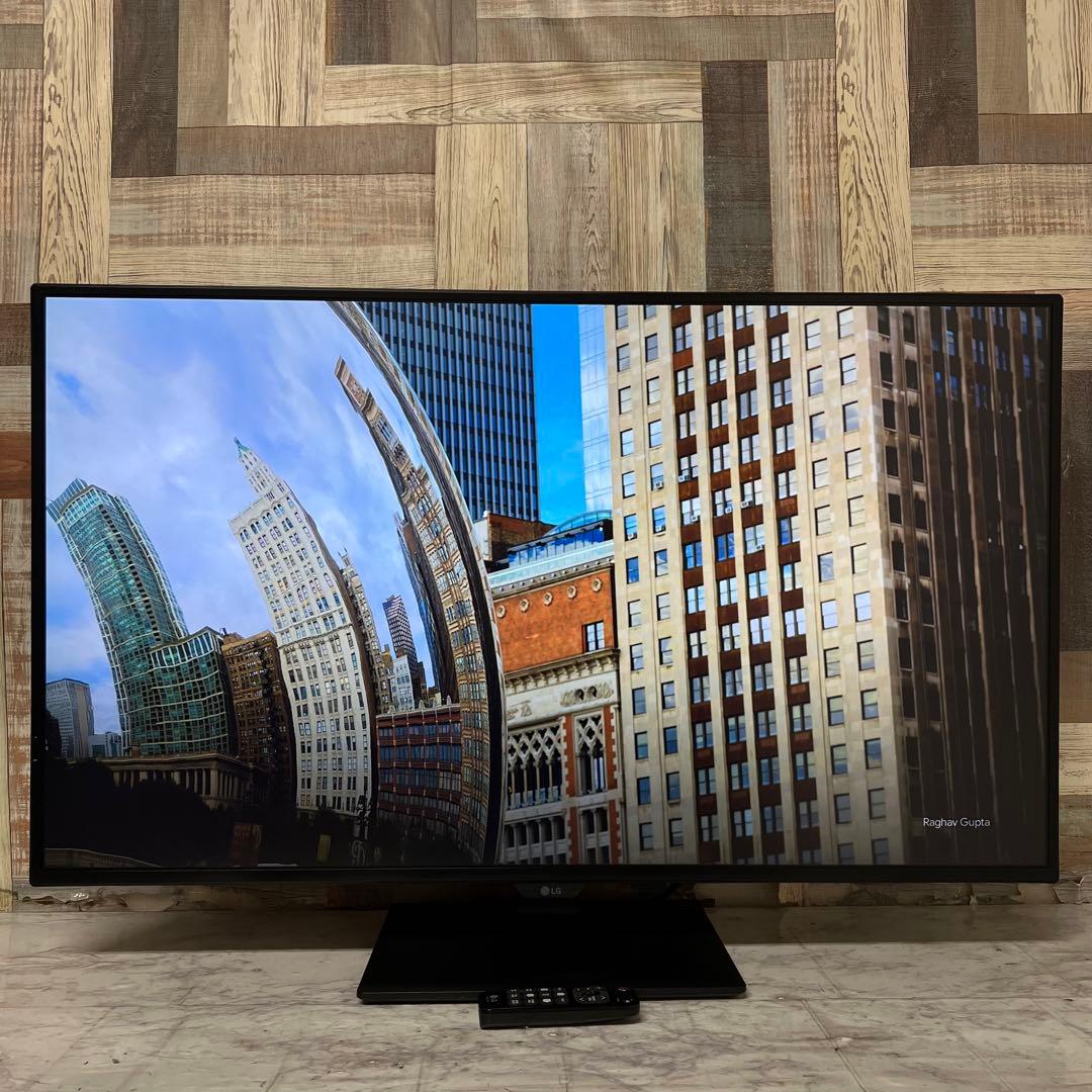 即日受渡❣️全国送料込LG43型4Kモニター 4画面ディスプレイゲームに最適