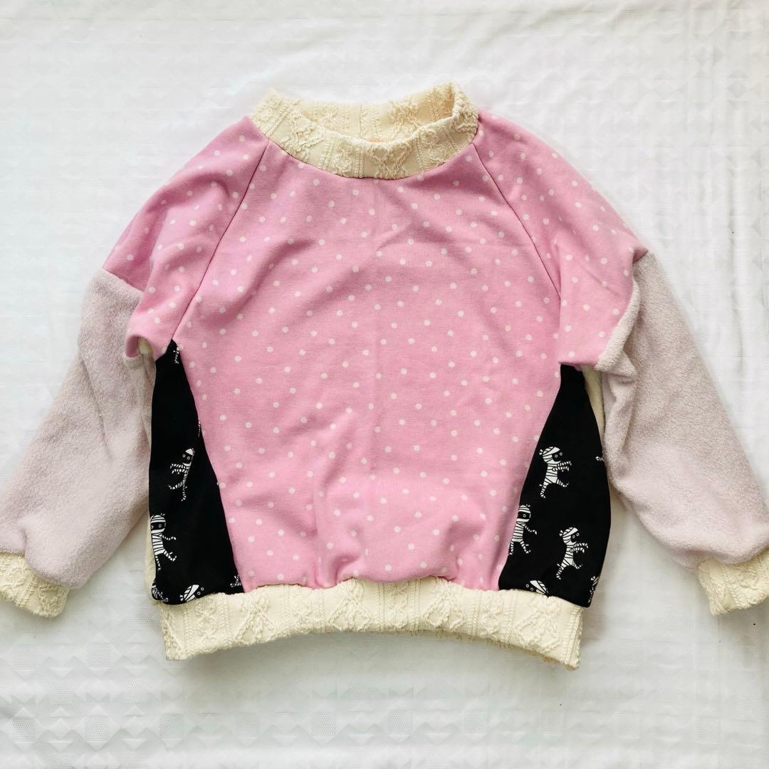 はっぴー　ハンドメイド　子供服　100cm