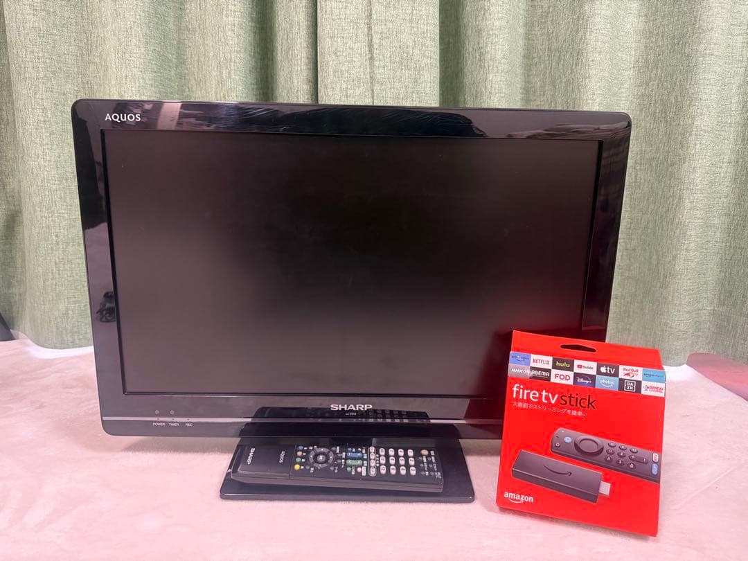 AQUOS LC-22K5 22型 Fire TV Stick＋テレビ線付