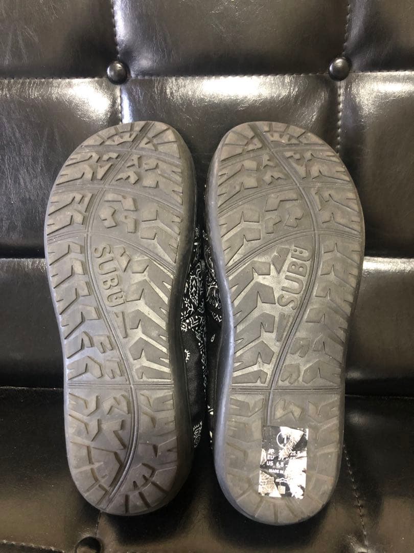 FCRBブリストルSUBU SOPH バンダナ サンダル ブラック