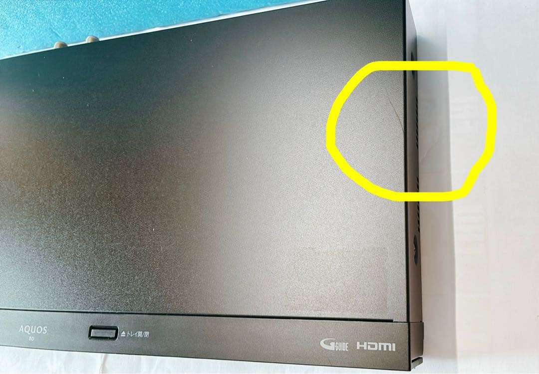 ブルーレイレコーダー　SHARP BD-NS510 / 500GB 、動作品