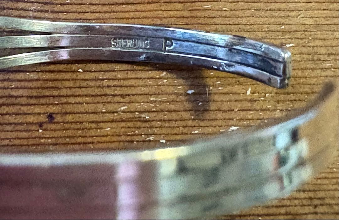 ターコイズバングル P刻印