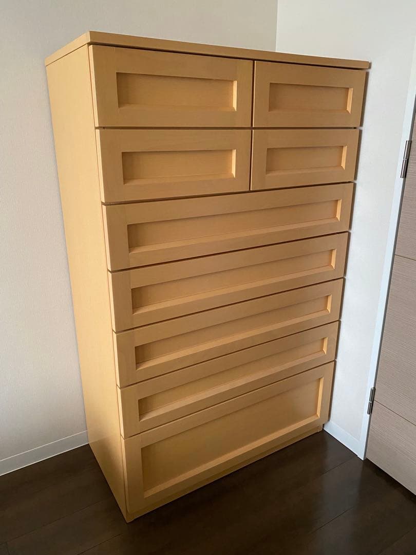 新品未使用　ブナ　木製タンス