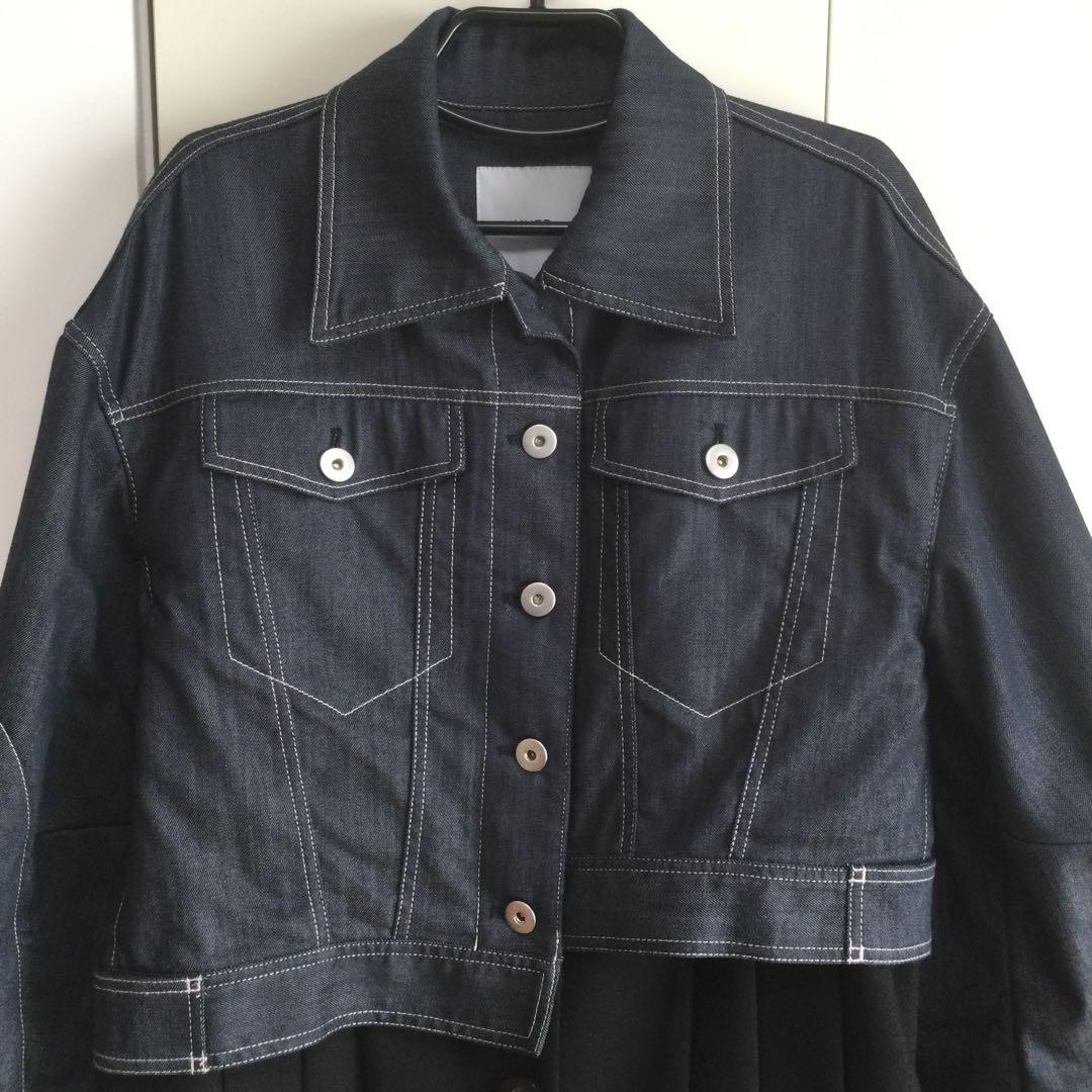 【未使用タグ付き】UN3D. デニムディテール ドッキングテントコート 36