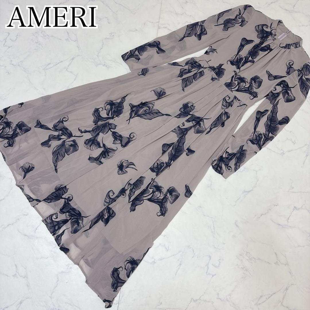 Ameri VINTAGE UND CALLA FLOCKY DRESSＳサイズ