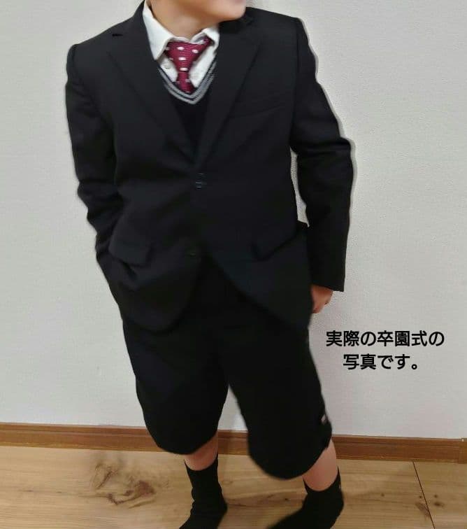 120〜130cm 卒園 入学 フォーマルスーツ8点セット コムサ バーバリー