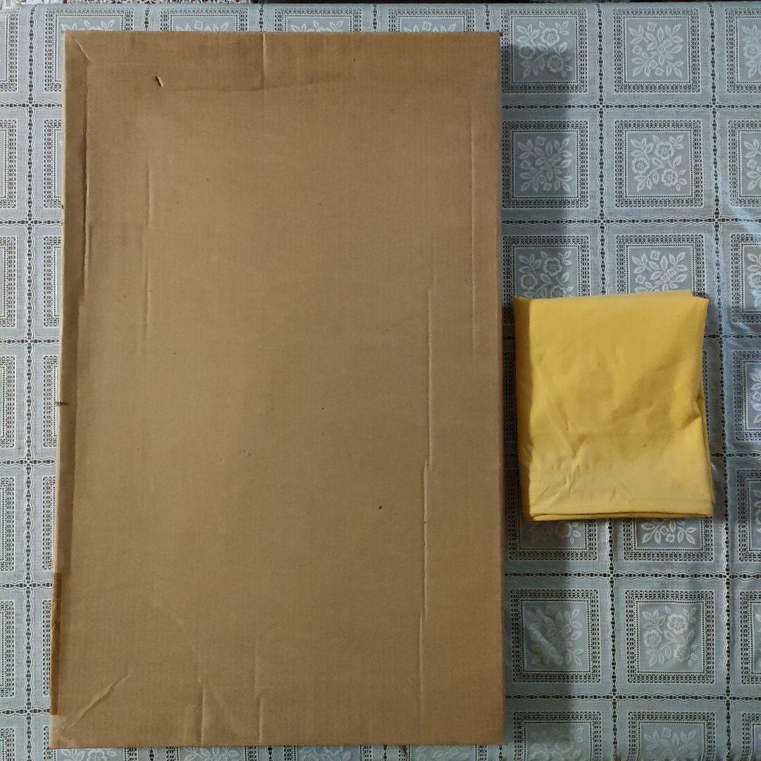 菱川師宣　大判木版画『見返り美人』ウコン布&共箱 彫師:遠藤光局、摺師:伊藤智郎