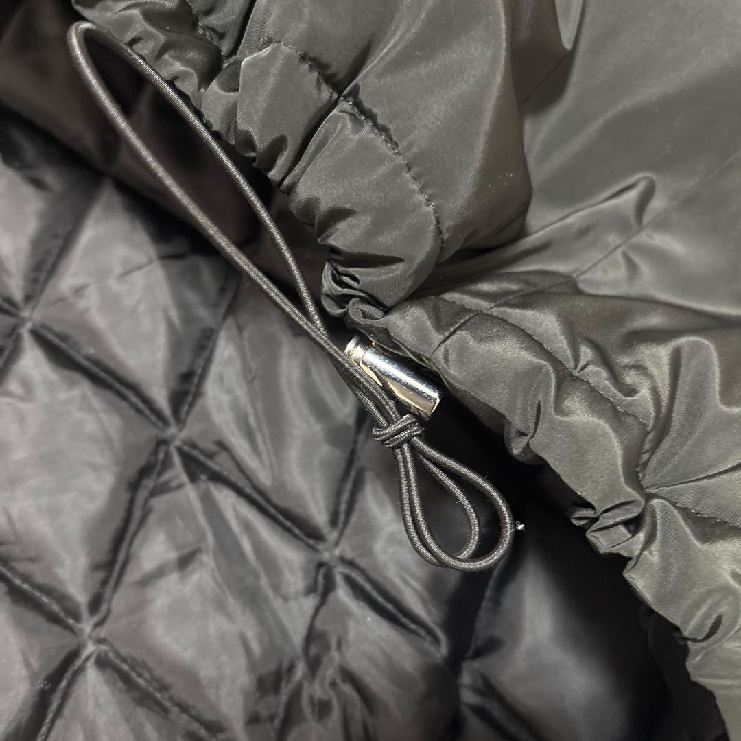 【美品】BEARDSLEY ビアズリー 中綿BIGポンチョコート 黒　MA1