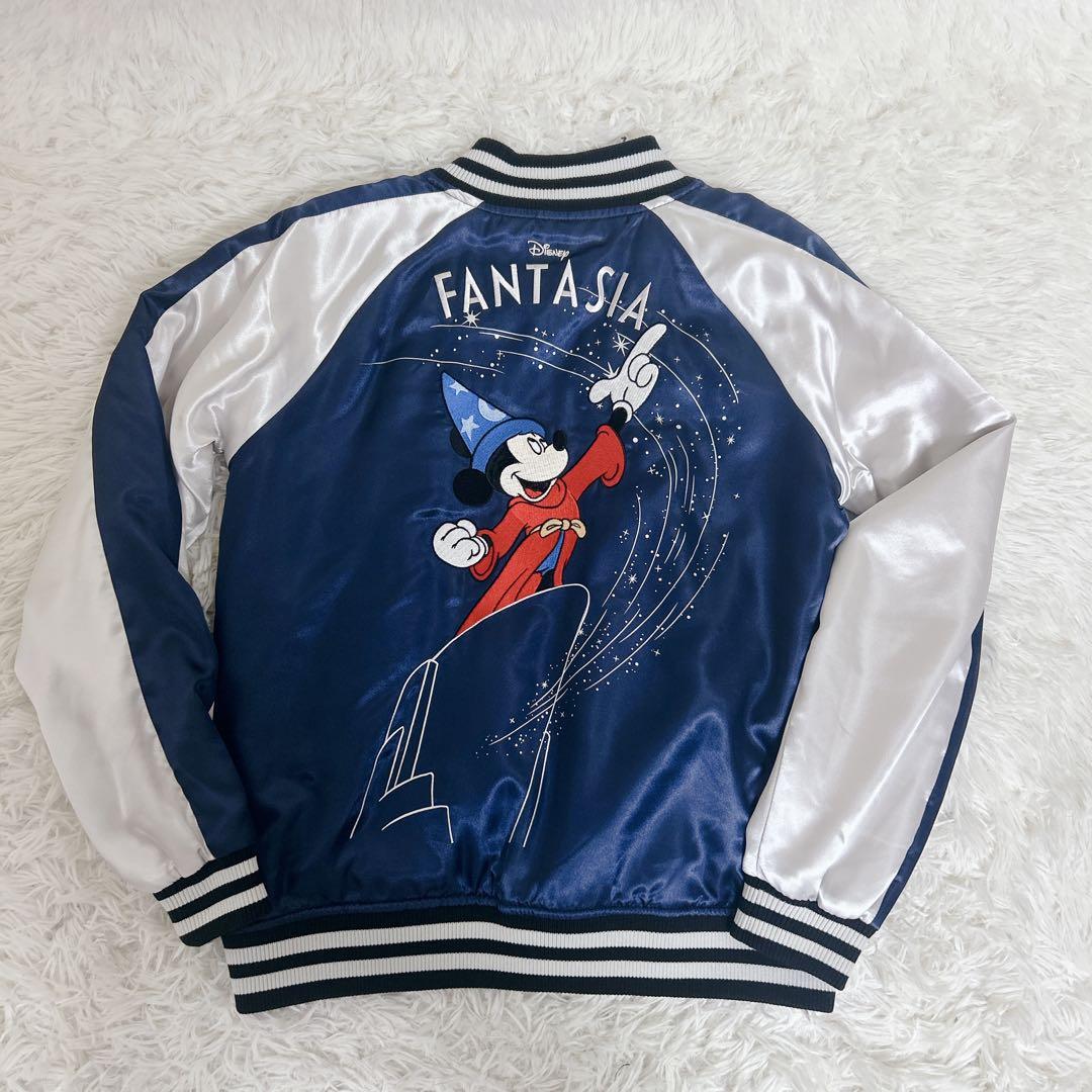 未使用　ベルメゾン×ディズニー　ミッキー ファンタジア　スカジャン　Mサイズ