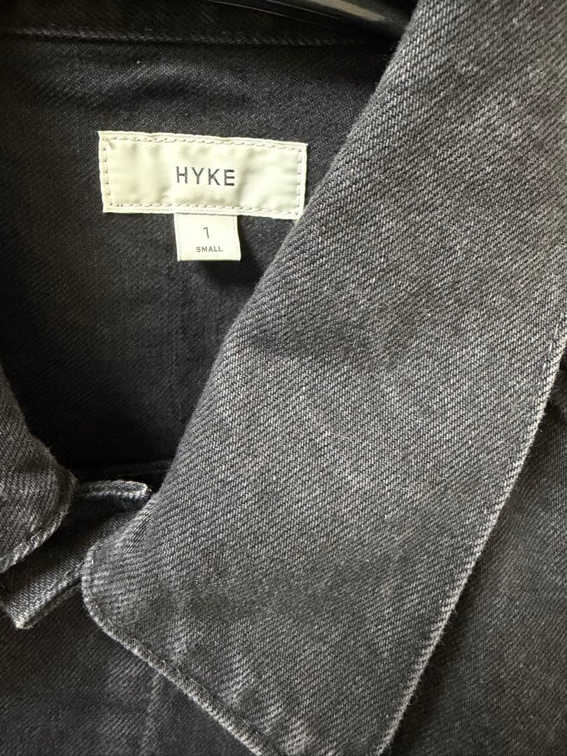 ★HYKE ハイク★バルーンスリーブデニムジャケット　美品　ブラック