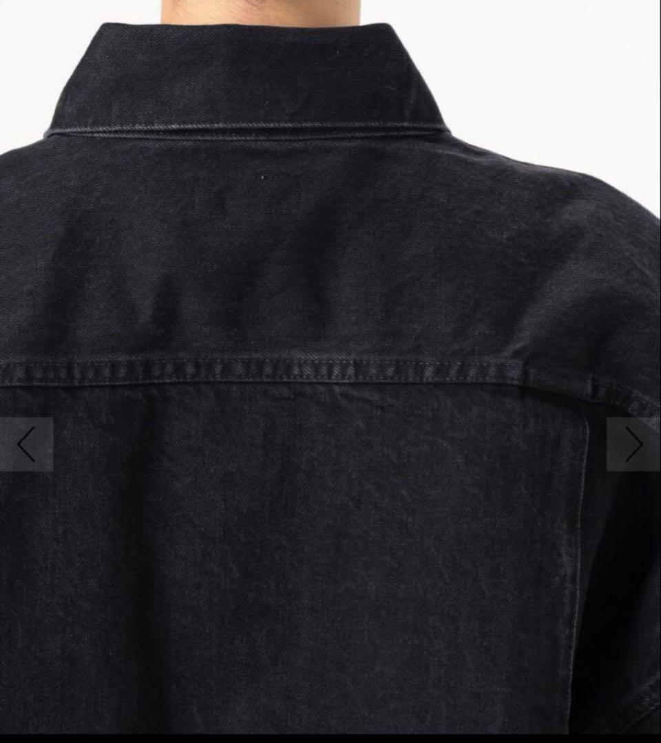 ★HYKE ハイク★バルーンスリーブデニムジャケット　美品　ブラック