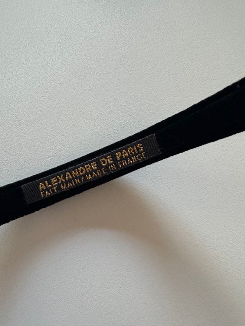 ALÉANDRE DE PARIS ベロアカチューシャ