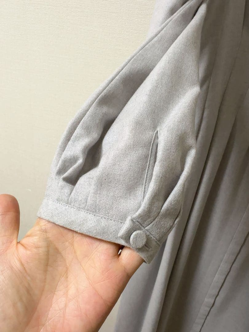 [美品] ANAYI ソフトアムンゼンタックフレアー　ワンピース　#38