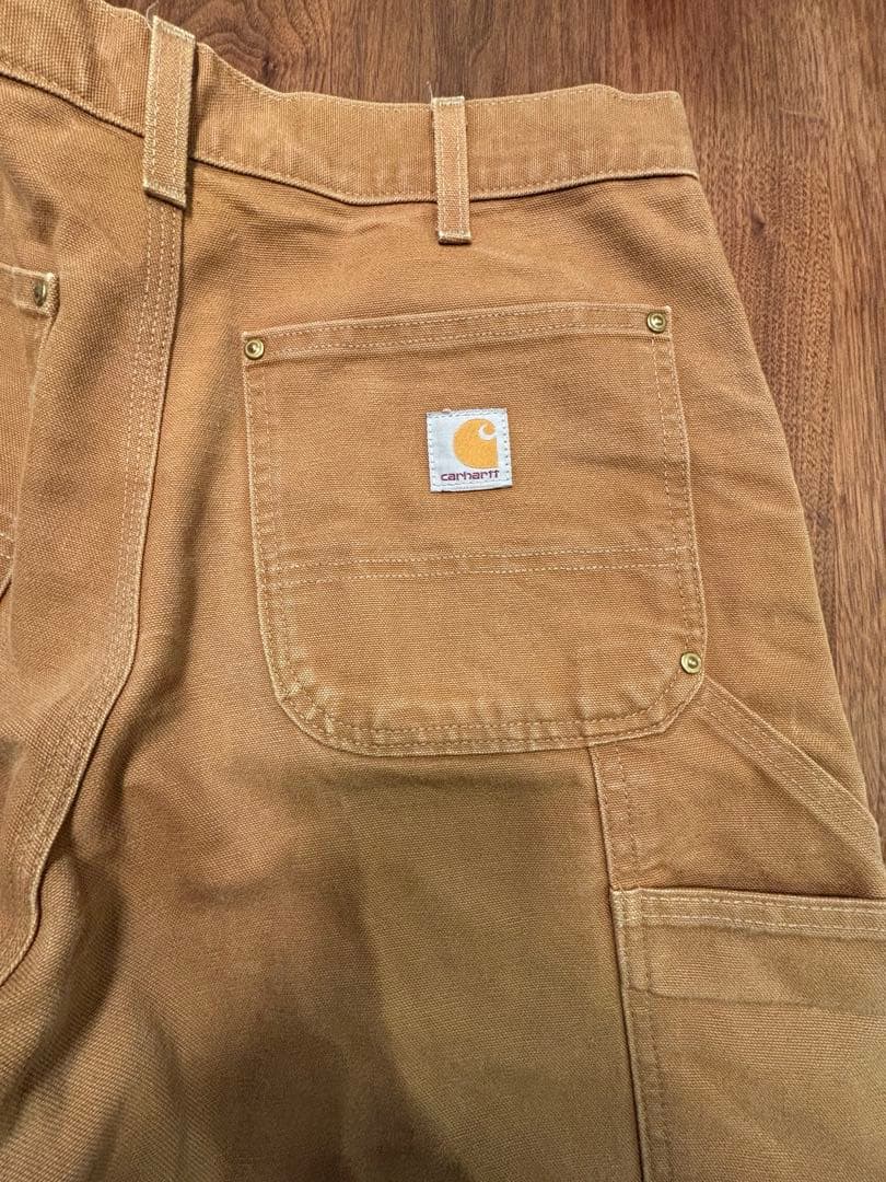 カーハートダブルニー made in USA W32 ベージュ