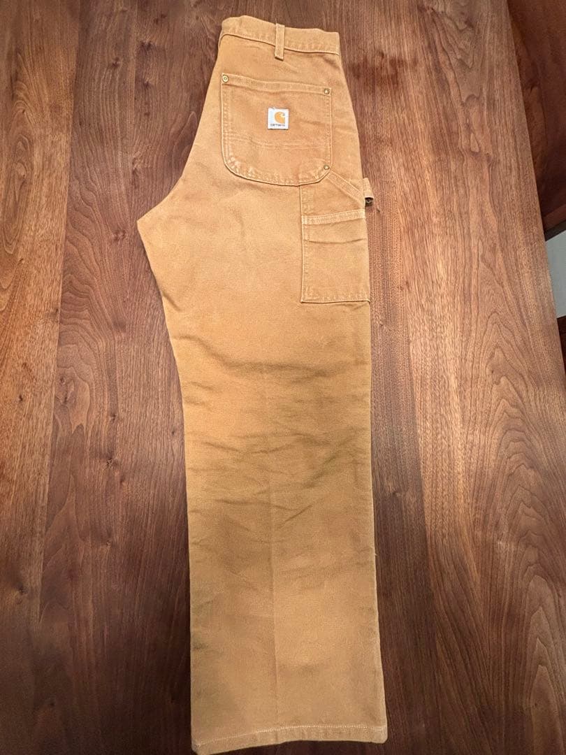 カーハートダブルニー made in USA W32 ベージュ