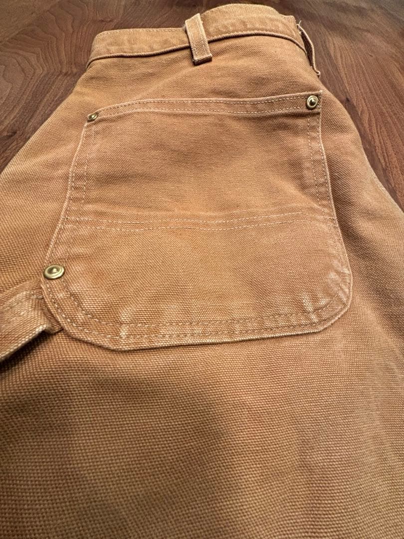 カーハートダブルニー made in USA W32 ベージュ