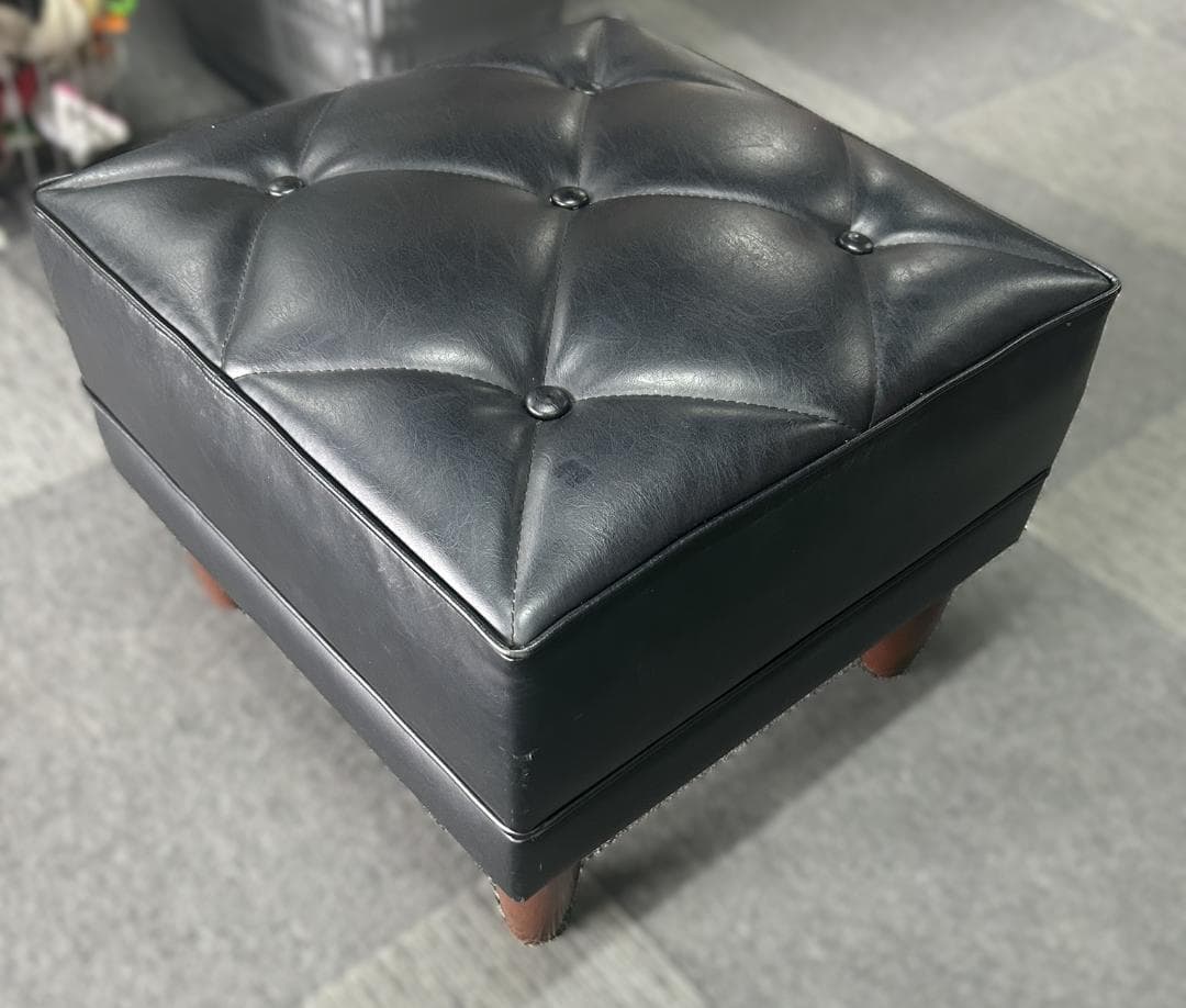 【Karimoku】カリモク オットマン 幅43cm 高さ33cm