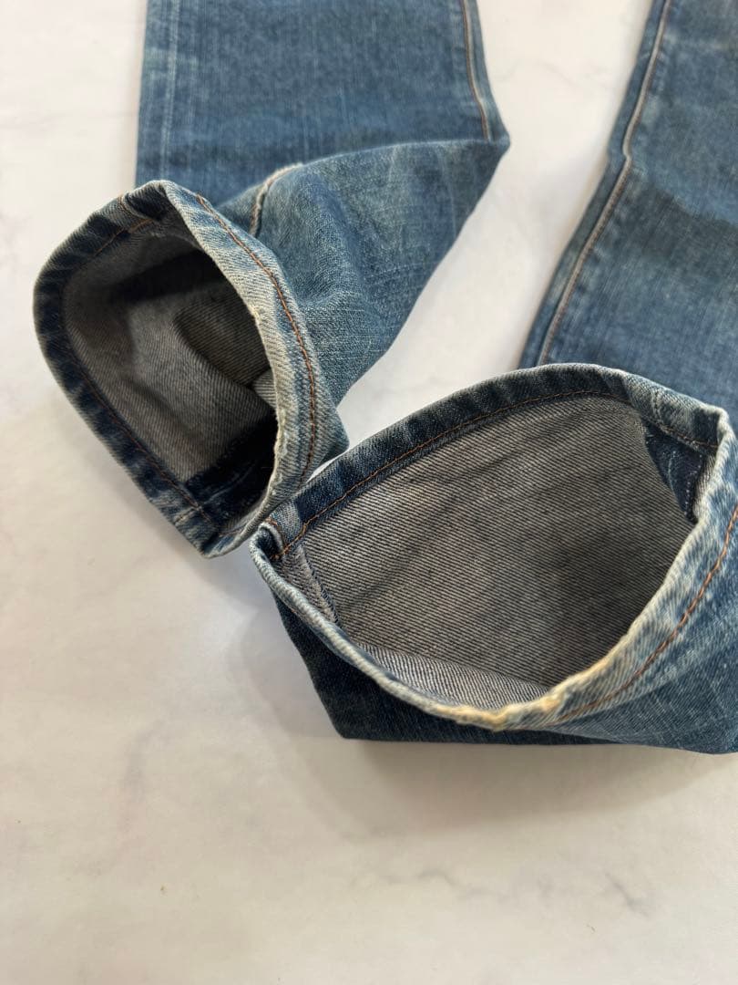 ディオールオム スリム テーパードジーンズ 27 イタリア製 ユーズド加工