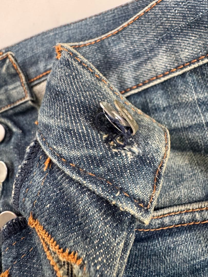 ディオールオム スリム テーパードジーンズ 27 イタリア製 ユーズド加工