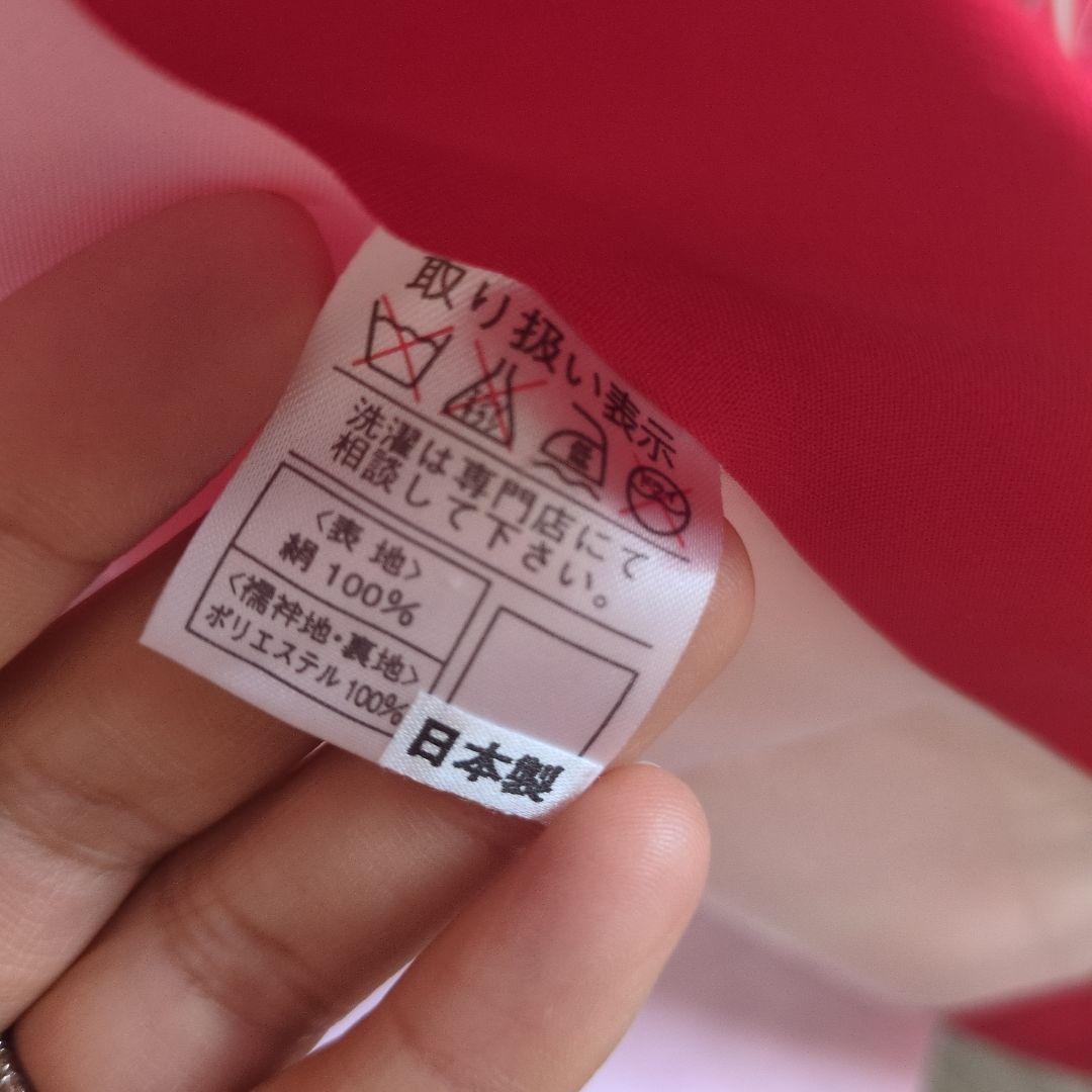 新品未使用　お宮参り　初着　 七五三3歳　しつけ付　正絹