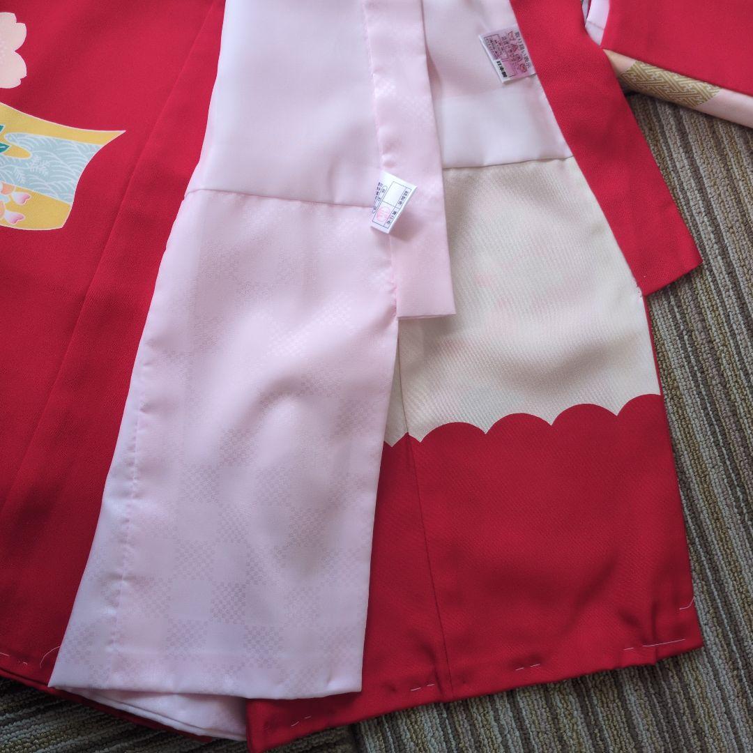 新品未使用　お宮参り　初着　 七五三3歳　しつけ付　正絹