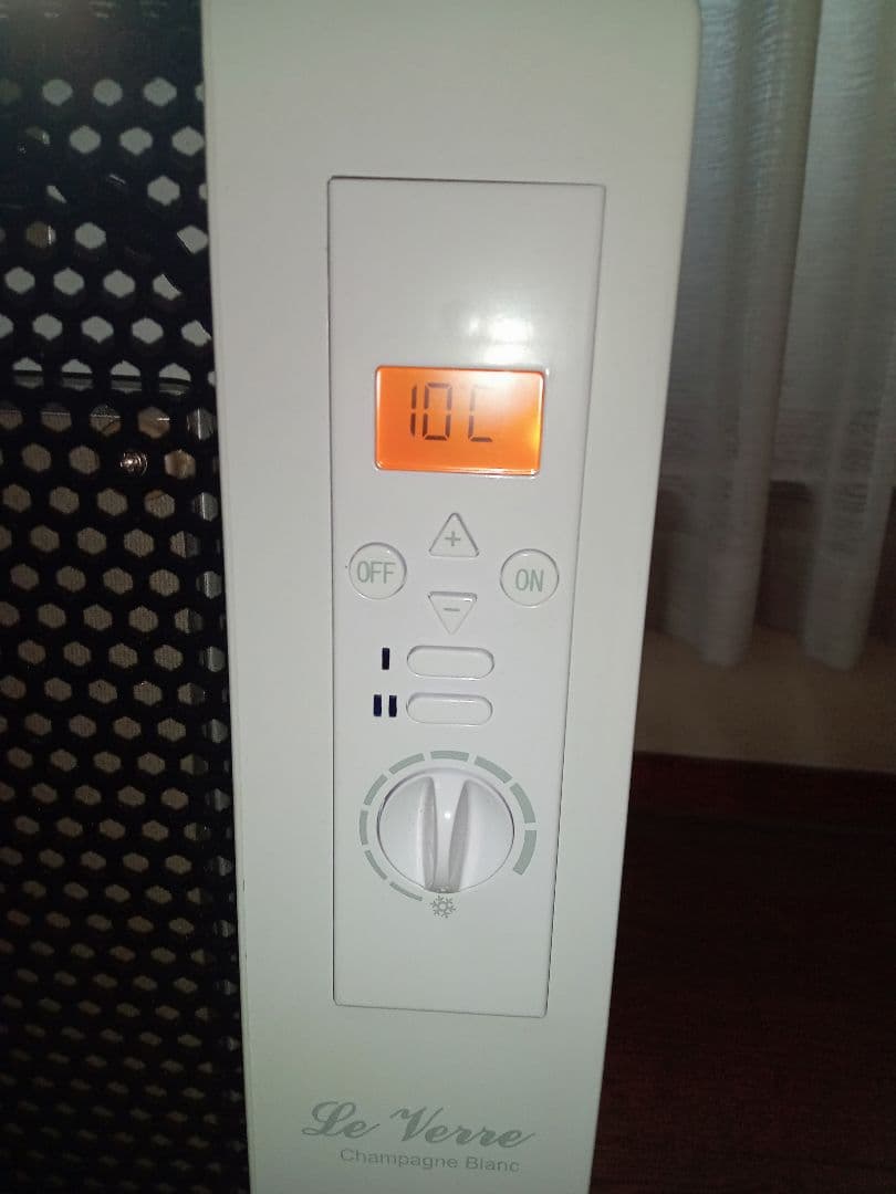 HEATTEC オイルヒーター Le Verre ホワイト