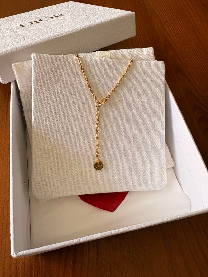 Dior Petit CD ネックレス メタル&クリスタル