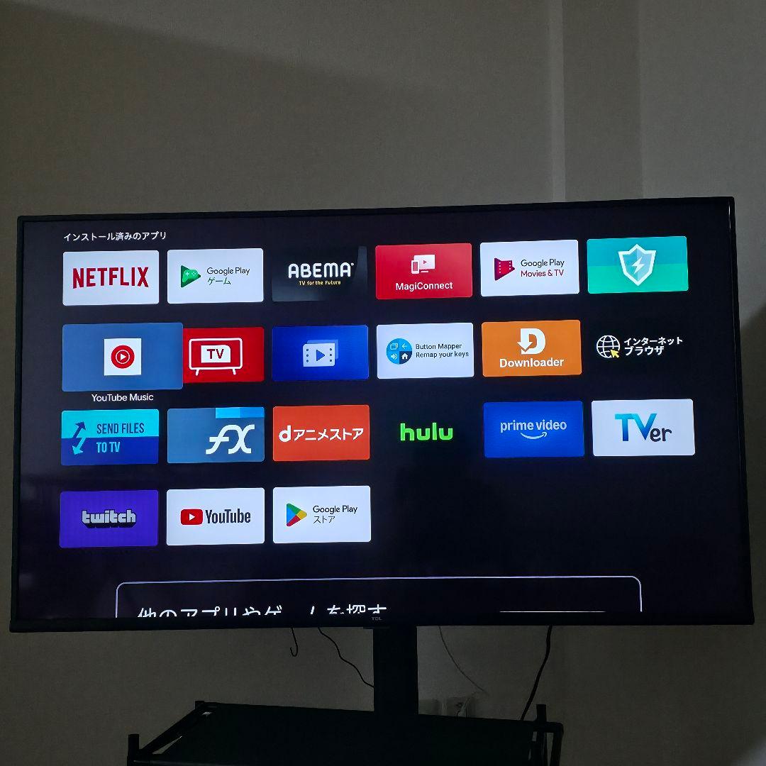 TCL 2022年製 55P615 55V型 4Kチューナー内蔵 スマートテレビ