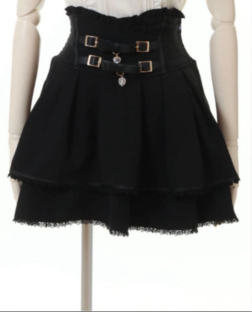 lizlisa2連リボンベルトスカパン