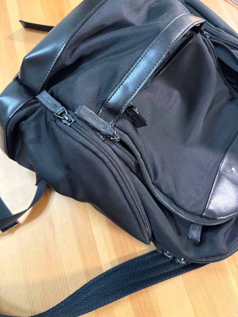 さ*パ様 モンブラン MONTBLANC ナイロンレザー　パックパックリュック