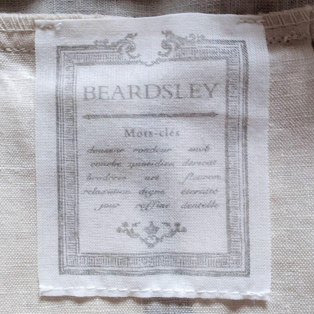 極美品✨23SSビアズリー 前結びリネンチュニックブラウス 麻