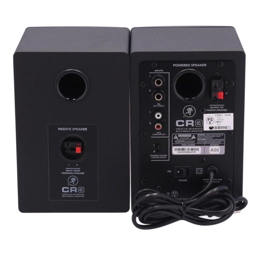 Mackie マッキー　スピーカー　CR3 パワード　モニタースピーカー