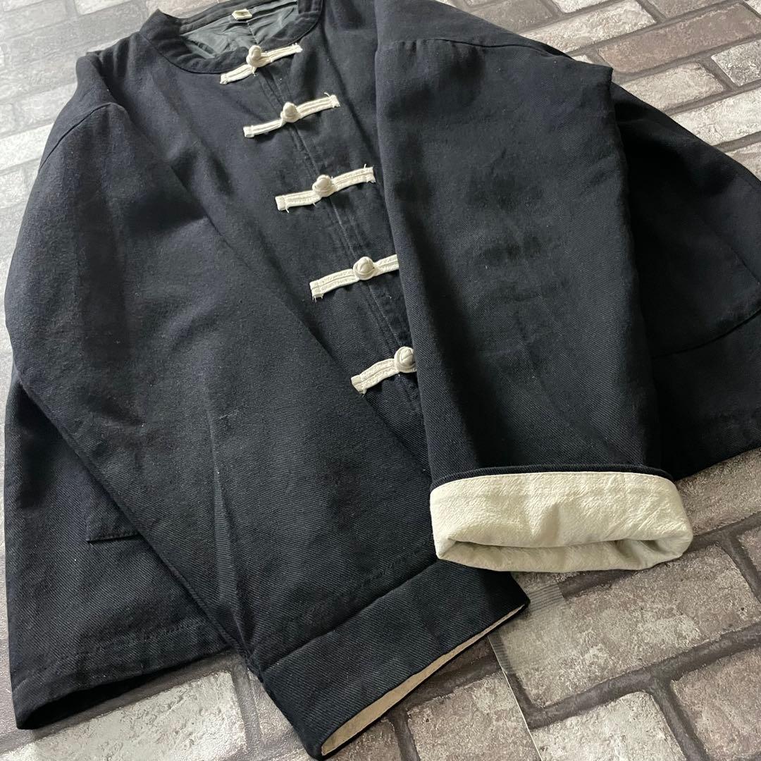 ジャケット・アウター 90's Traditional Black Kung Fu Jacket