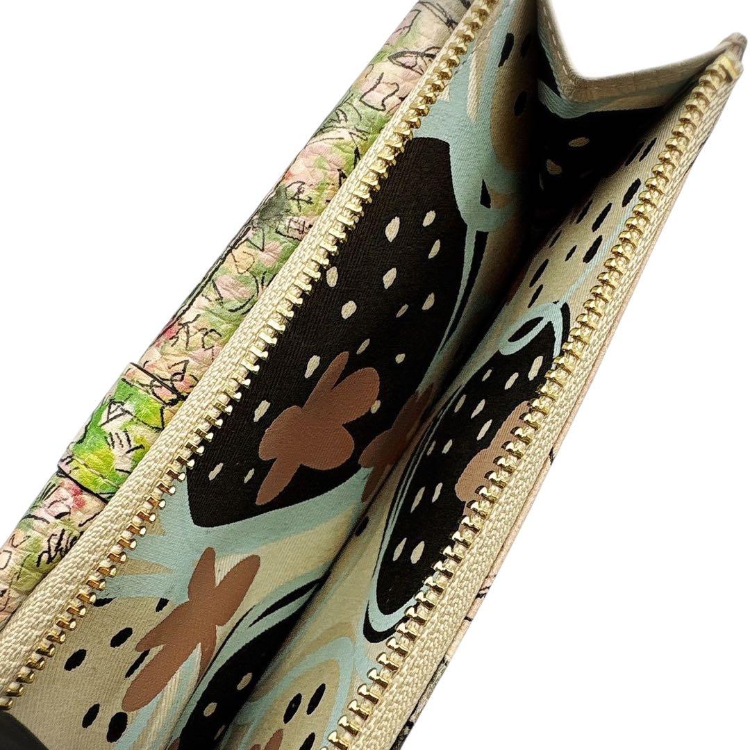 極美品 IANNE 10周年限定 エマ 長財布 エッフェル塔から花束を アタオ