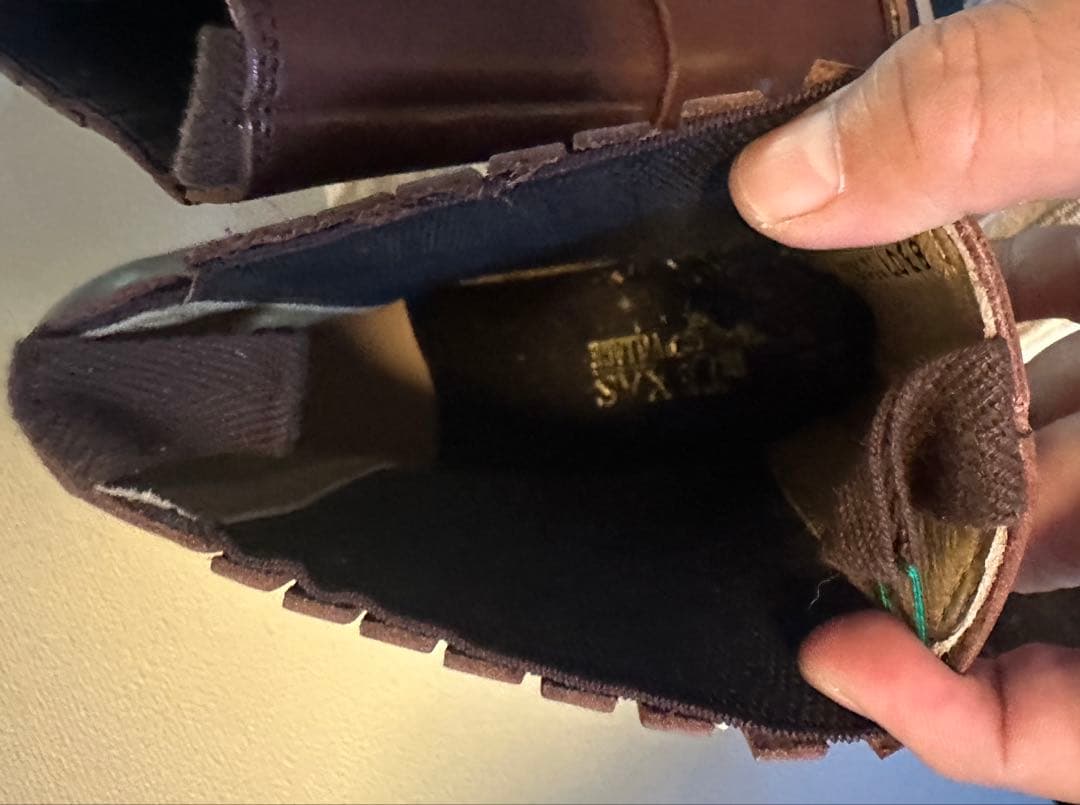 【新品未使用】ブラウン レザー エンジニアブーツ