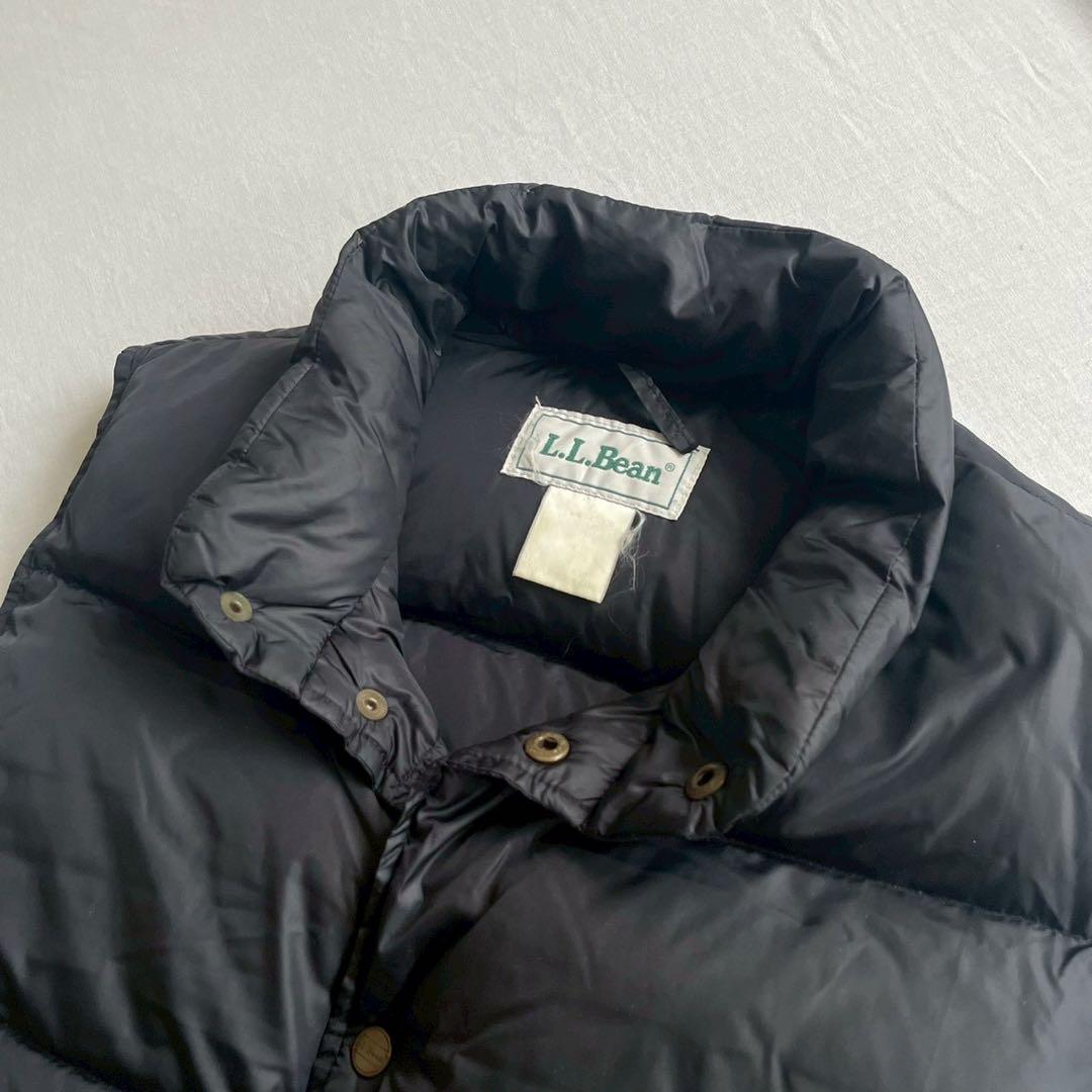 L.L.Bean 90's ダウンベスト パッカブル ブラック M