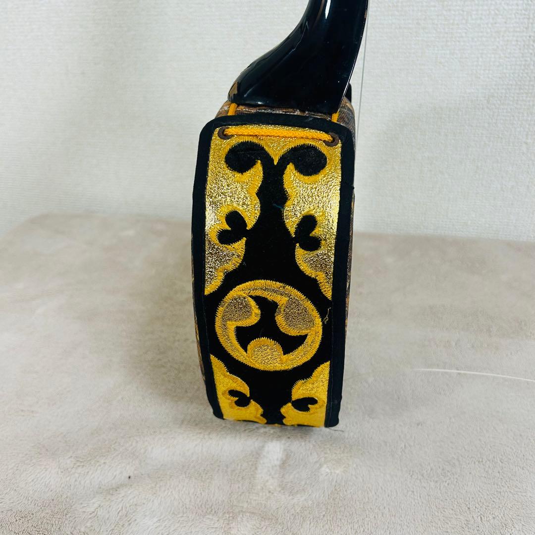 沖縄三線 三味線 人工革 合皮 ヘビ柄　ハードケース付 またよし　弦楽器