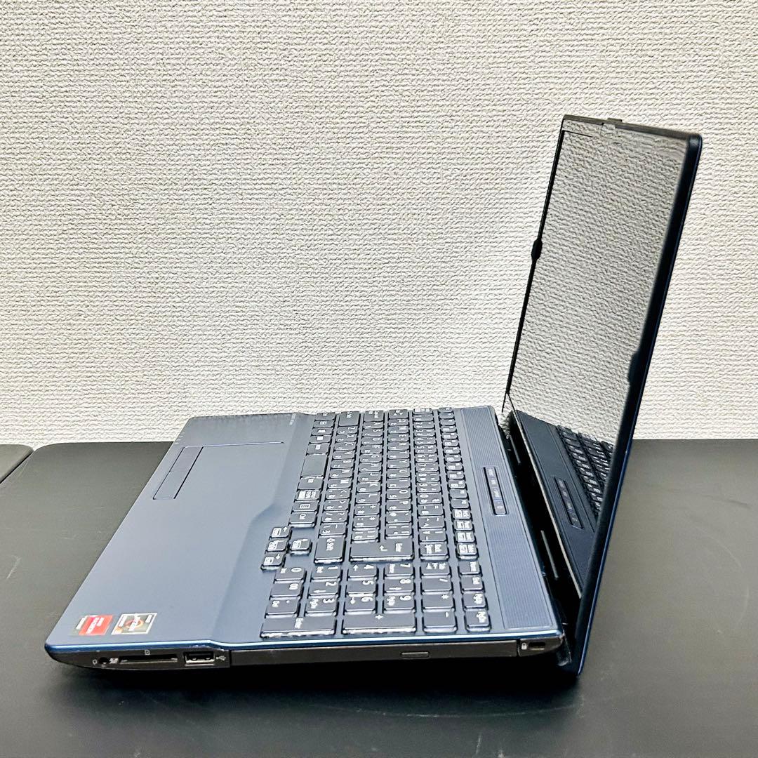 富士通 SSD起動+HDD搭載 CPU Ryzen3搭載 AH43/F3 ブルー