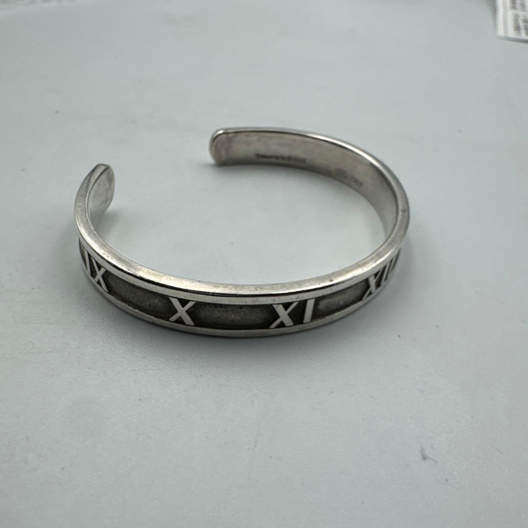 Tiffany & Co. シルバーバングル ローマ数字刻印