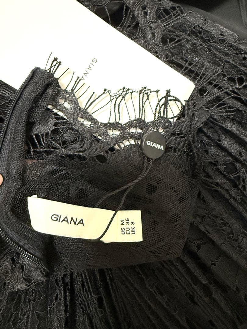 GIANA ワンピース　刺繍　フレアスカート M UK8