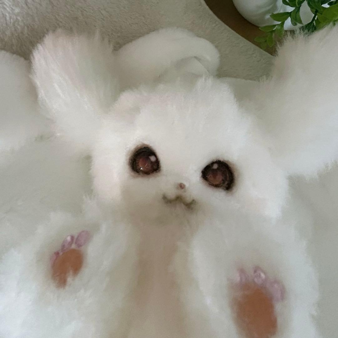 舞*様 ハンドメイド　アートドール　ふわふわ　モモンガ　　ムササビ　妖精　幼獣