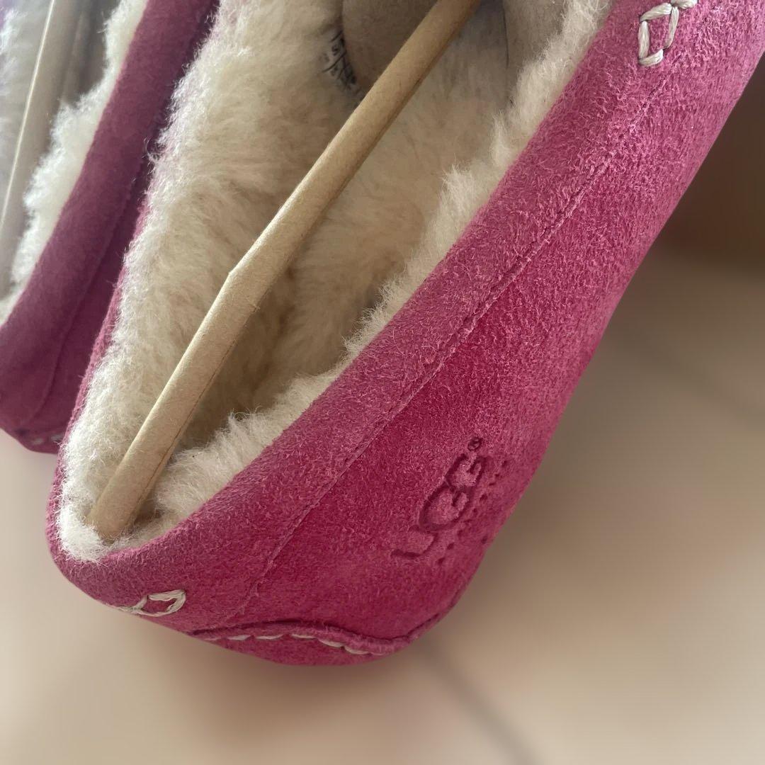 レア　ハワイ購入　UGG ピンク モカシン　ANSLEY アンスレー　US7