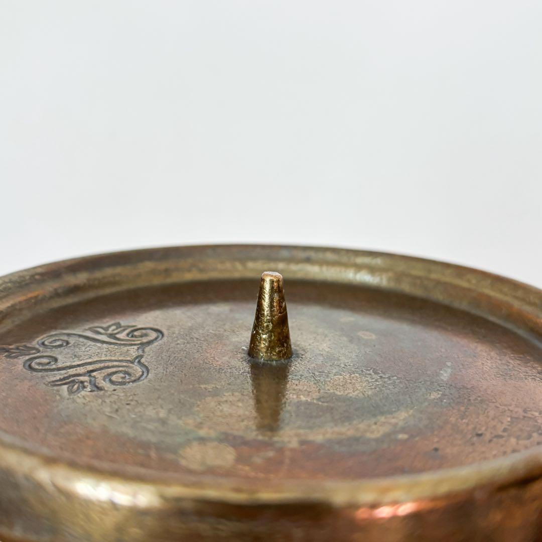 【ドイツ キャンドルスタンドとスナッファーセット U】ヴィンテージ