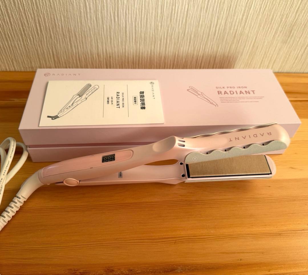 美品 シルクプロアイロン ラディアント 28mm 限定カラー（ピンク）