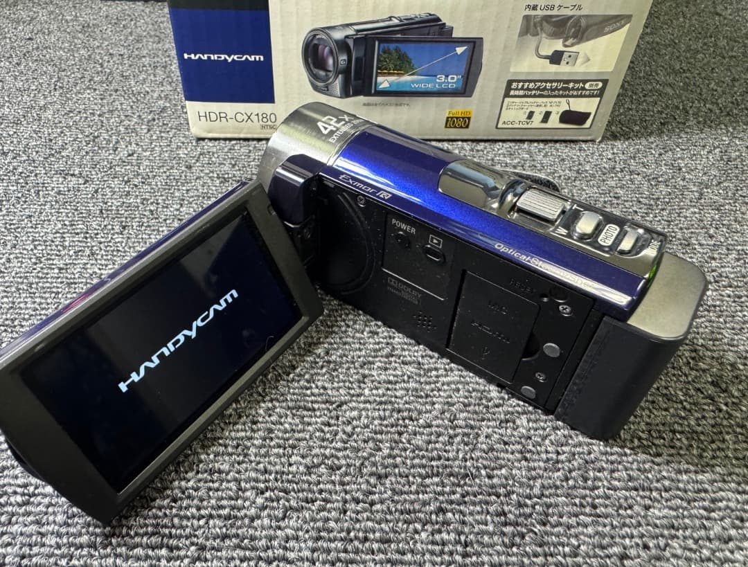 SONY　ハンディーカム　HDR-CX180（ブルー）デジタルビデオカメラ