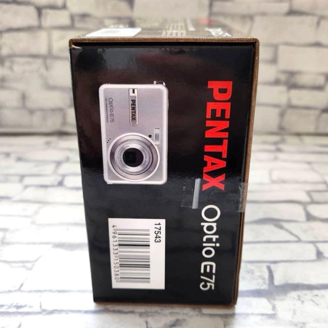 【新品未使用未開封】PENTAX Optio E75 Silver デジカメ