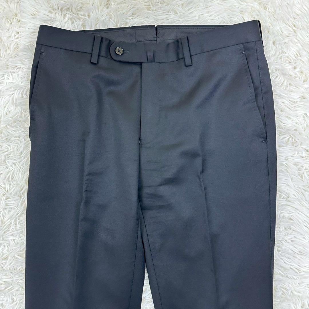 美品✨ ユニバーサルランゲージ カノニコ 3ピース ビジネススーツ 黒 44 S