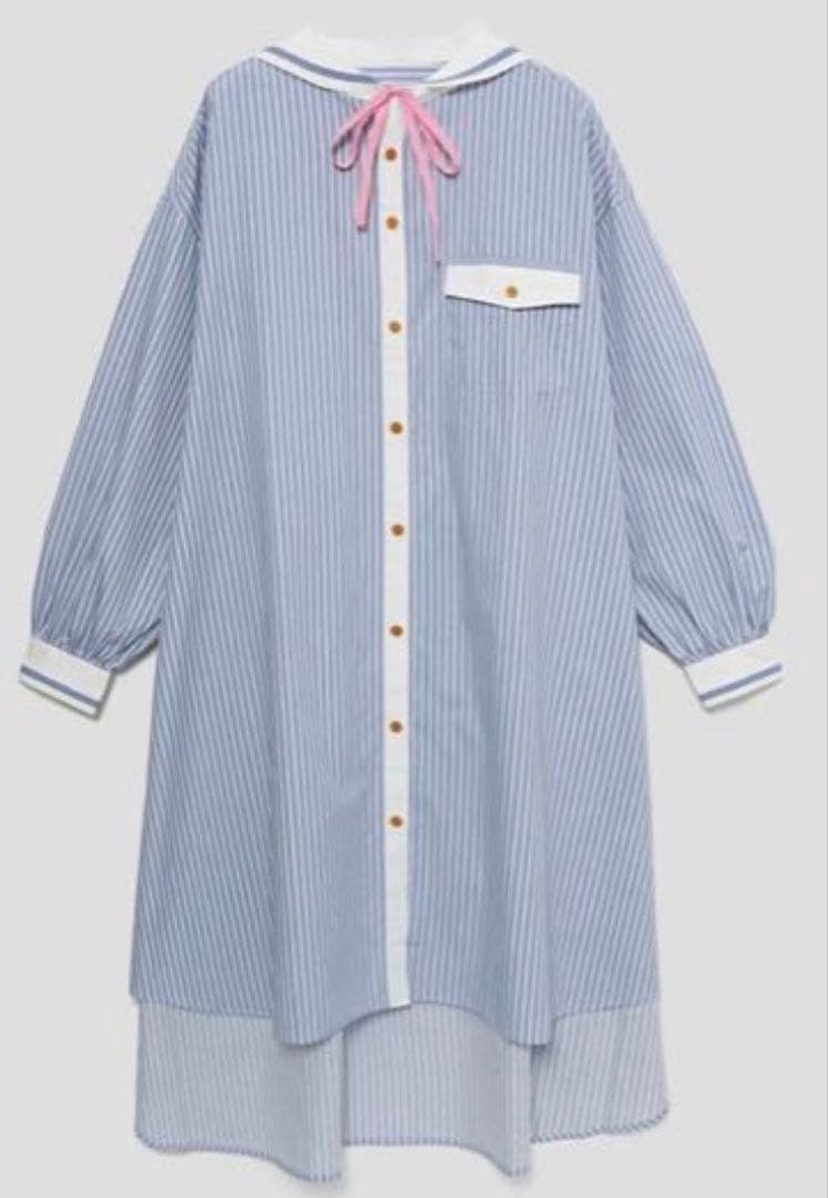 グラニフ　明石さんのワンピース(中村佑介)｜シャツワンピース　M