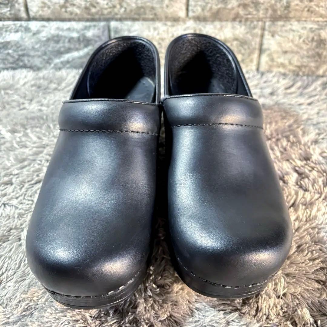 美品❣️DANSKO ダンスコ クロッグ サボサンダル 本革 レザー 箱付属✨